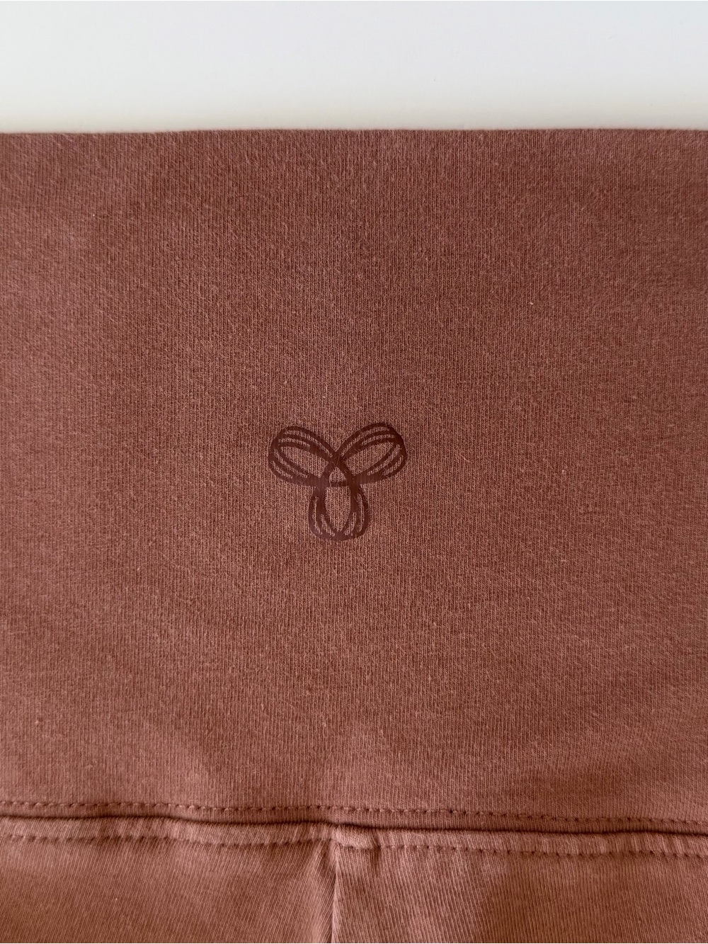 Aritzia TNA Brown High Waisted Leggings Cotton Stretch Minimalist Size S - Picture 6 of 15